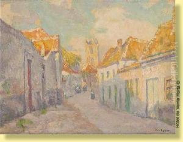 Ruelle Ensoleillee Oil Painting by Paul Leduc