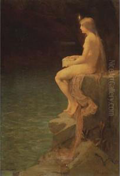 Pandora Oil Painting by Jules Joseph Lefebvre