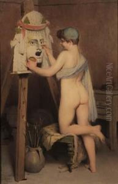 La Comedie Oil Painting by Jules Joseph Lefebvre