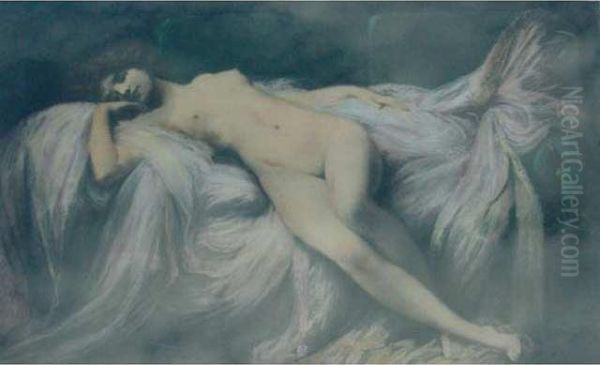 La Quietude Oil Painting by Jules Joseph Lefebvre