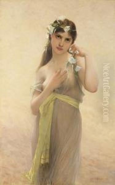 Morning Glory Oil Painting by Jules Joseph Lefebvre