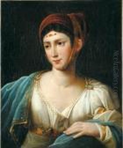 Portrait De Pauline Bonaparte, Princesse Borghese Oil Painting by Robert J. Fr. Faust Lefevre