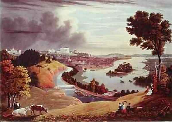 Richmond Virginia Oil Painting by George Cooke