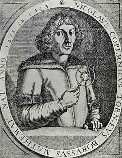 Copy of a Self Portrait Oil Painting by Copernicus, Nicolaus