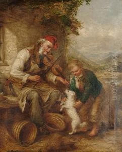 The Beeskep Maker Oil Painting by Alexander Leggett