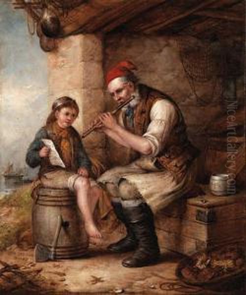 The Fisherman's Song Oil Painting by Alexander Leggett