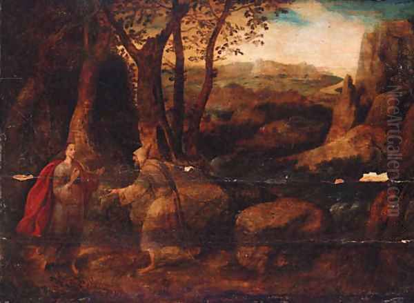 The Temptation of Christ Oil Painting by Jan Wellens de Cock