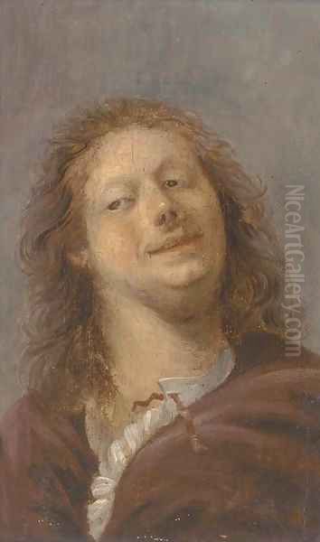 Head of a man Oil Painting by Joos van Craesbeeck