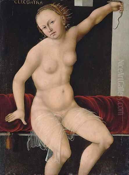 Cleopatra Oil Painting by Lucas The Elder Cranach