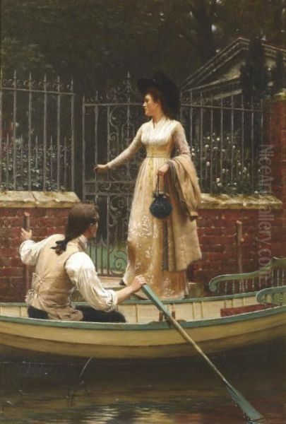 The Elopement Oil Painting by Edmund Blair Blair Leighton