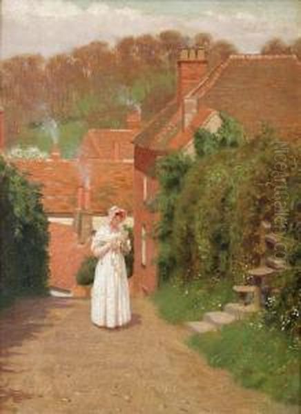 The Love Letter Oil Painting by Edmund Blair Blair Leighton