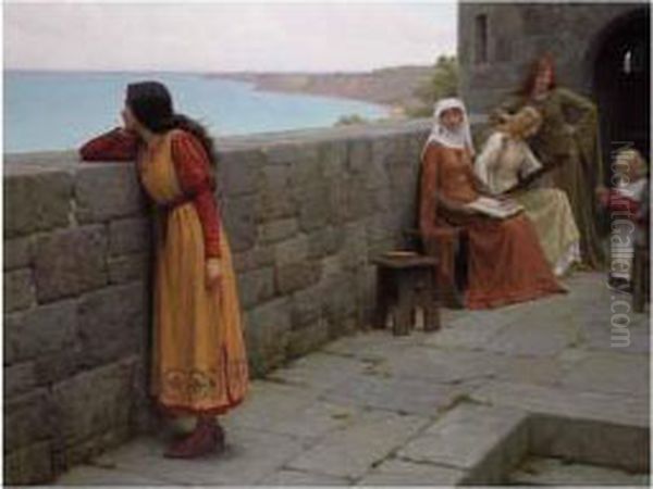 The Hostage Oil Painting by Edmund Blair Blair Leighton