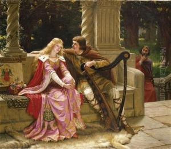 The End Of The Song Oil Painting by Edmund Blair Blair Leighton