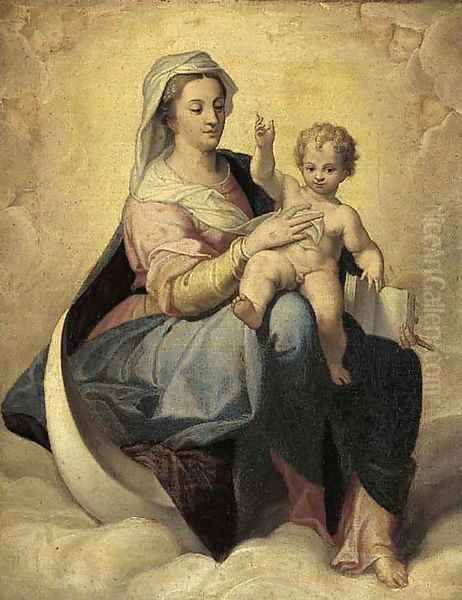 The Virgin and Child Oil Painting by Antonio Allegri, Called Correggio