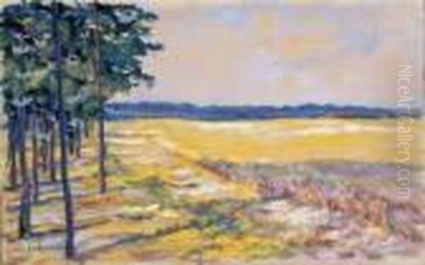 Sommerlandschaft Oil Painting by Walter Leistikow