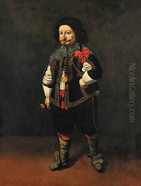 Portrait of a dwarf Oil Painting by Carlo Ceresa