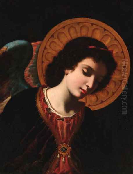 The Archangel Gabriel Oil Painting by Francesco Curradi