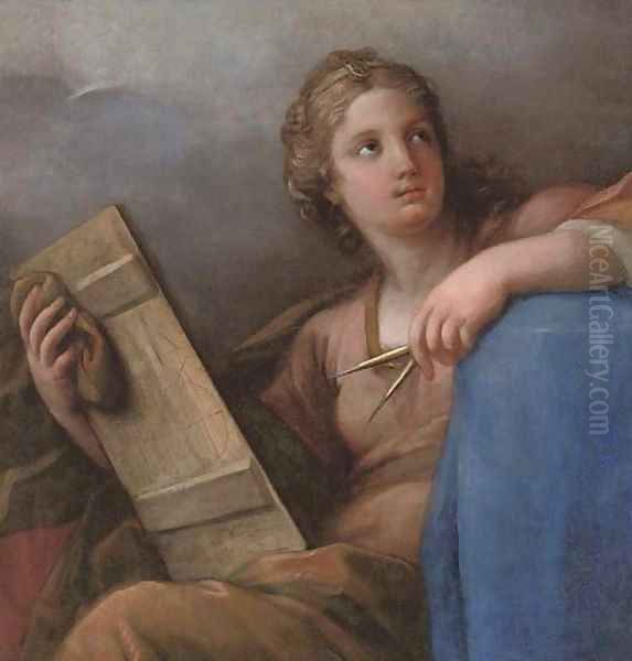 An allegory of Astronomy Oil Painting by Giuseppe Chiari