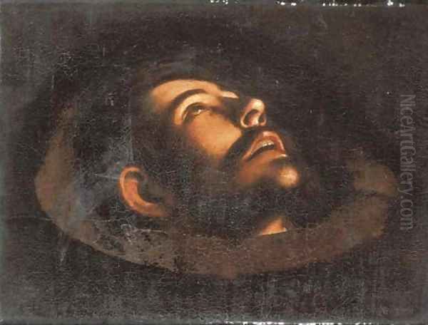 The Head of Saint John the Baptist by Michaelangelo Merisi Da Caravaggio