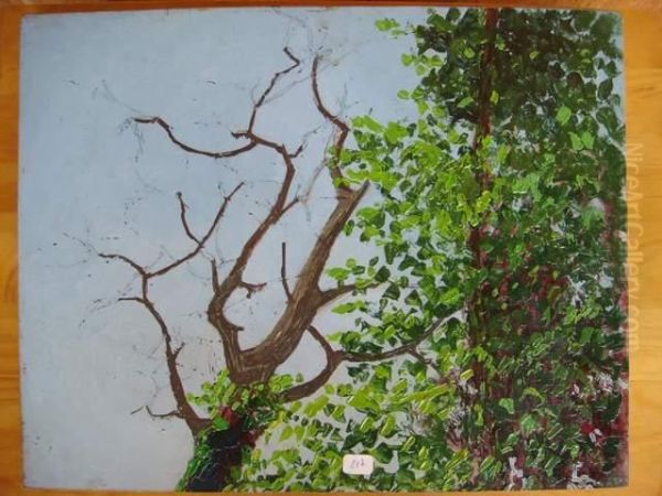 L Arbre Oil Painting by Charles, L'Aine Lemire