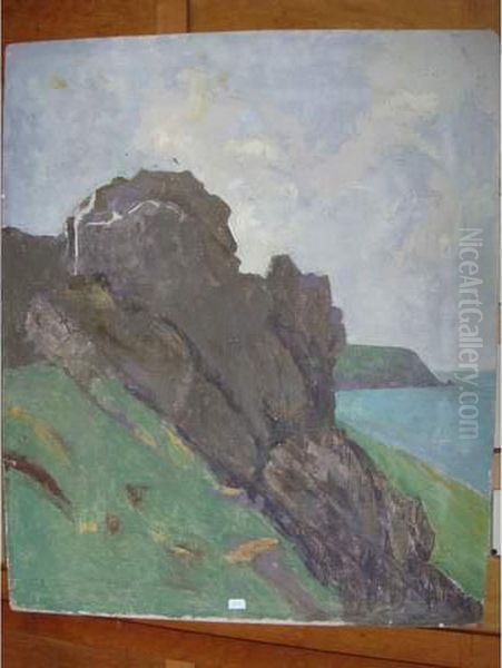 Bord De Mer - Oil Painting by Charles, L'Aine Lemire