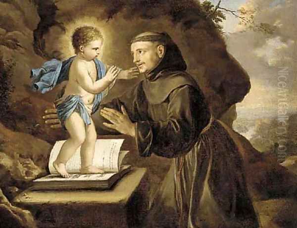 The vision of Saint Antony of Padua Oil Painting by Philippe de Champaigne