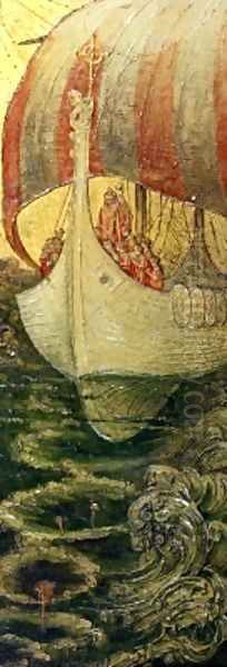 The Viking Ship Oil Painting by Andreas Duncan Carse