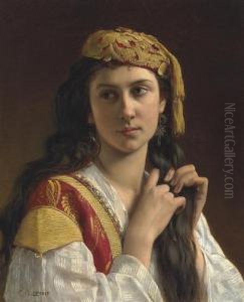 Jeune Fille Grecque Oil Painting by Charles Amable Lenoir