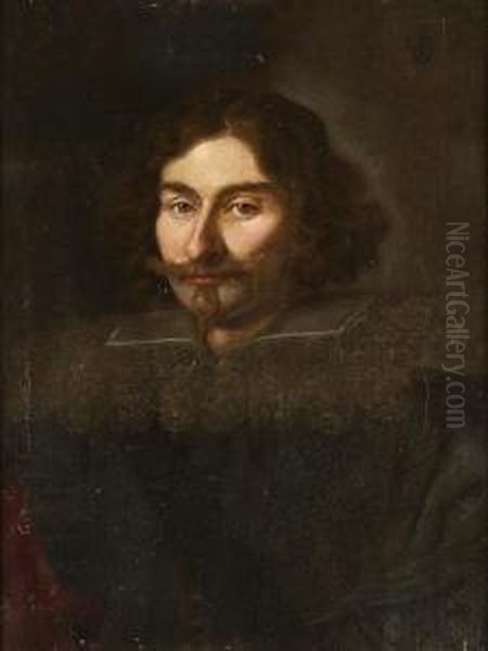 Ritratto Di Gentiluomo Oil Painting by Ottavio Leoni