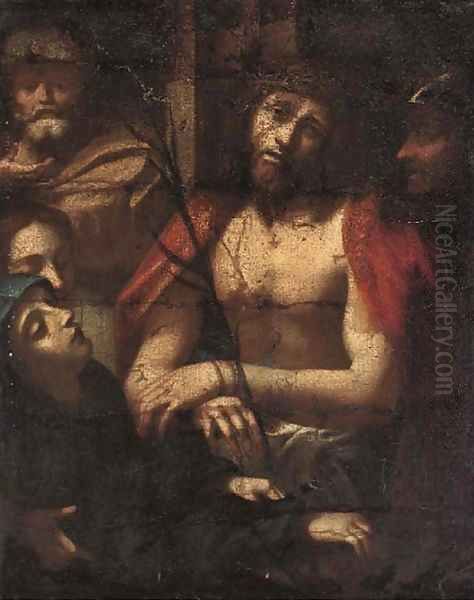 Ecce Homo Oil Painting by Correggio, (Antonio Allegri)