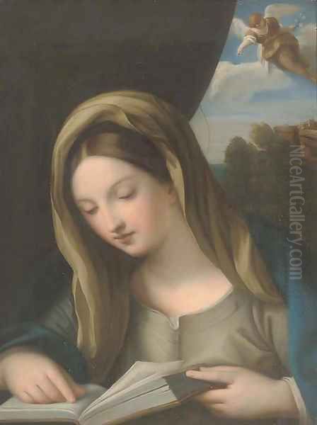 The Annunciation Oil Painting by Correggio, (Antonio Allegri)