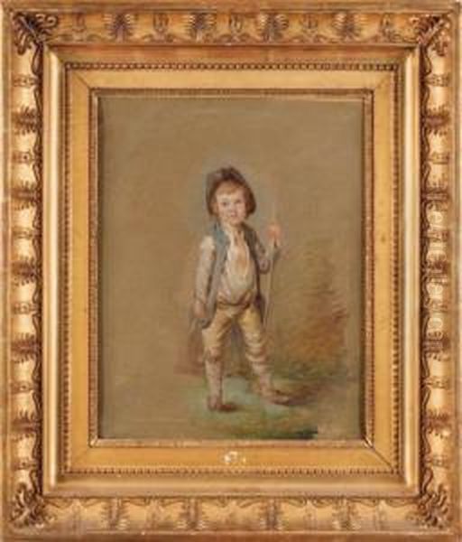 Le Jeune Savoyard Oil Painting by Francois-Bernard Lepicie