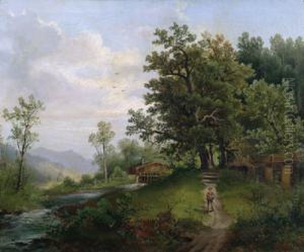 Zugeschrieben Oil Painting by Ferdinand Lepie