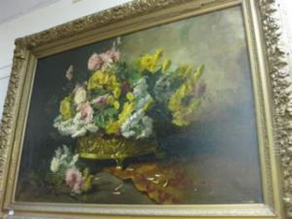 Jetee De Fleurs Oil Painting by Charles Leroux