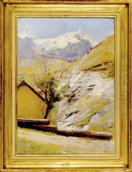 Paysage Du Dauphine Oil Painting by Paul Alexandre Alfr. Leroy