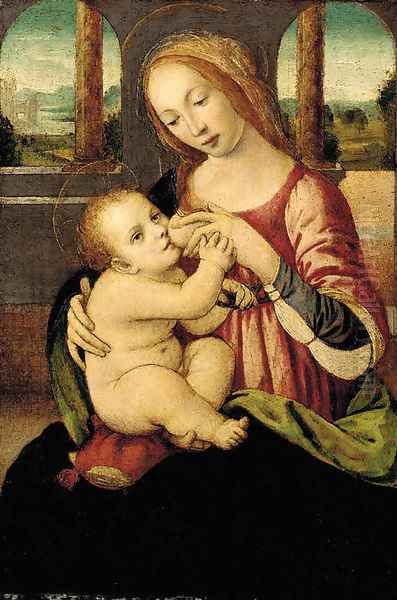 The Madonna and Child Oil Painting by Lorenzo Di Credi