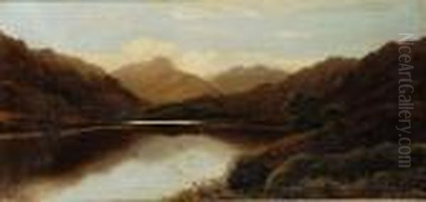 Paesaggio Con Lago Oil Painting by Charles Robert Leslie