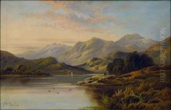 Tranquil Oil Painting by Charles Robert Leslie