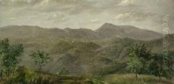 Umkreis: Landschaft In Oil Painting by Carl Friedrich Lessing