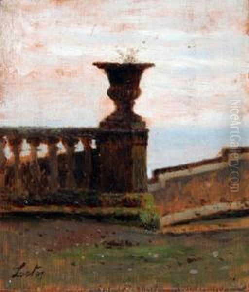 Terrazza Oil Painting by Antonino Leto