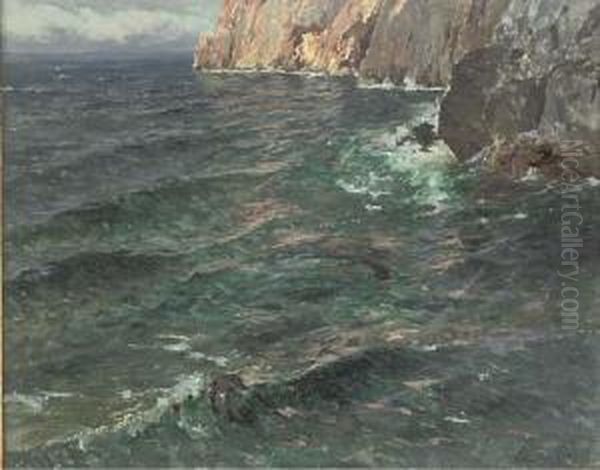 Capri Oil Painting by Antonino Leto