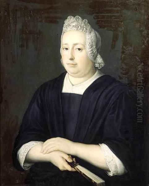 Portrait of a lady Oil Painting by Martinus De La Court