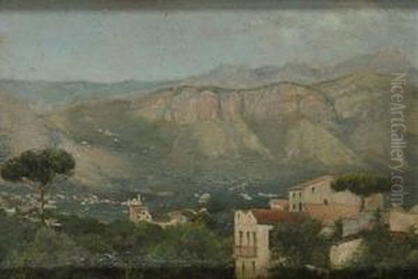 Meta Di Sorrento Oil Painting by Antonino Leto