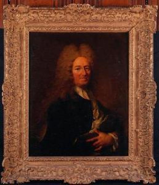 Portrait Presume Du Marquisdoilliamson Oil Painting by Robert Tournieres