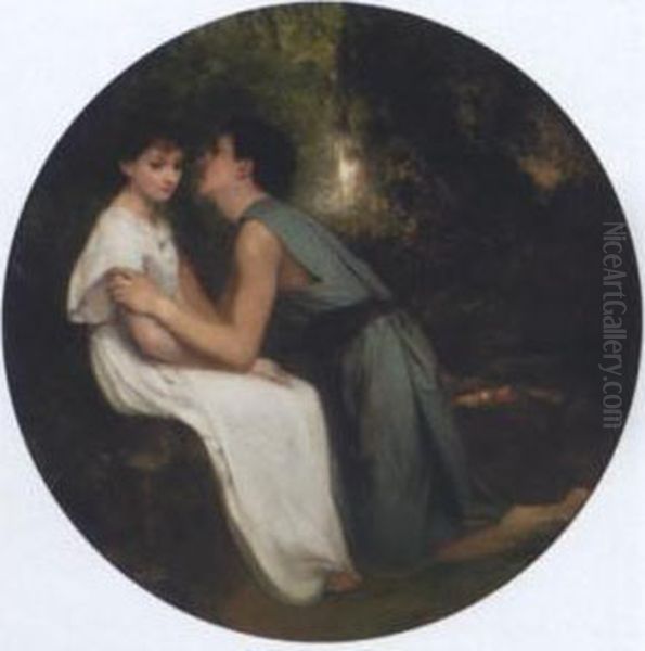 Idylle Oil Painting by Emile Levy