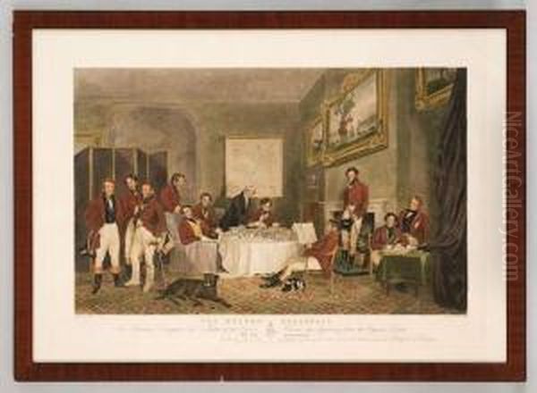 The Meltonbreakfast Oil Painting by Charles George Lewis