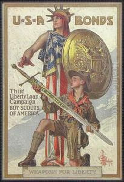 Usabonds/third Liberty Loan by Joseph Christian Leyendecker