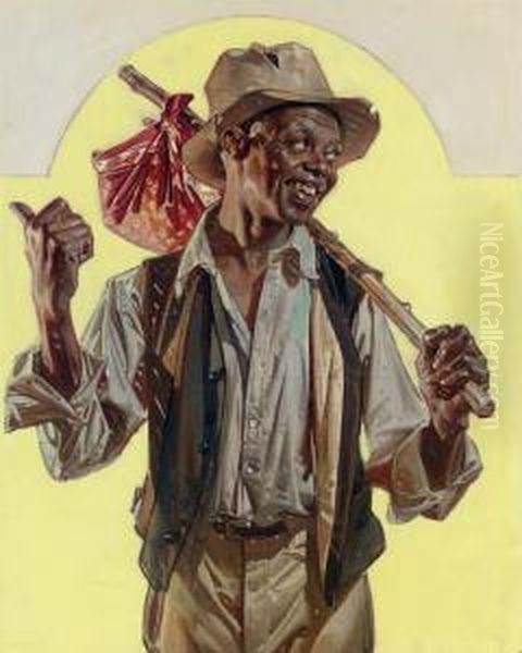 Goin' South Oil Painting by Joseph Christian Leyendecker