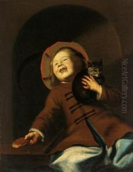 Ragazzo Con Un Gatto Oil Painting by Judith Leyster