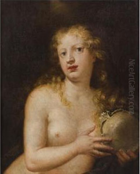 Maddalena Penitente Oil Painting by Pietro Liberi